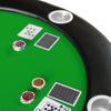 Folding Poker Table Top for 10 Players Tri Fold Texas Holdem BlackCasino Game Tabletop Green view 4