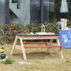Sand Water Table, Picnic Table and Bench Set with Sandbox, Water Circulation Faucet view 3