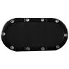 Folding Poker Table Top for 10 Players Tri Fold Texas Holdem BlackCasino Game Tabletop Black view 1