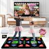 HSAHL Music Double Dance Mat for Kids and Adults,64G Memory Card,Fitness Dance Games with MV/3D/Cartoon Dance Mode, 1000pcs Games and 885pcs Songs 81pcs MV for HDMI TV Fun Senior Flannel Materia view 1