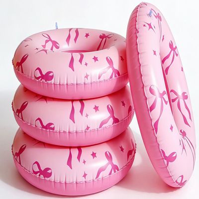 4PCS Inflatable Pool Floats 35" Swimming Rings Large Inner Tube Swimming Pool Swim Rings Pool Lounger Float for Pool Party & Summer (Multi-1,4)