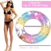 2 pcs Mermaid Pool Floats,Inflatable Mermaid Swimming Ring, Cute Pool Float Tube Decorations Swim Tubes Outdoor Pool Beach Water Floats Party Supplies Floaties (Pool Ring) view 2