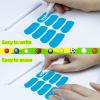 100 Pairs Sports Eye Black Stickers Set for Baseball, Softball, Football, Lacrosse Fans - Breathable Eye Stickers with 2 Pencils for Party Game Day Sports Supplies (Blue) view 3