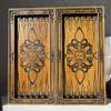 3D Premium WOODEN BACKGAMMON Set Handcrafted Handmade Game New Board 48cm (19), Carved, OWL view 2