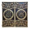 3D Premium WOODEN BACKGAMMON Set Handcrafted Handmade Game New Board, Carved, FreeMasons view 1
