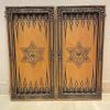3D Premium WOODEN BACKGAMMON Set Handcrafted Handmade Game New Board, Carved, FreeMasons view 3