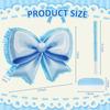 Bow Piata Birthday Party Decorative Bow Tie Piata with Blindfold and Bat for Girls Kids Blue Bows Birthday Party Decorations Wedding (Small Size 16.5"x13"x3) view 2