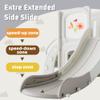 5 in 1 T oddler Slide and Swing Set, Playground Climber Slide Playset with Drawing Whiteboard, Freestanding Combination for Babies view 3