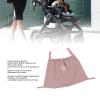 Large Capacity Baby Stroller Hanging Bag with Spacious Design, Portable Organizer for Outdoor, Nylon 70x40cm (Pink) view 2