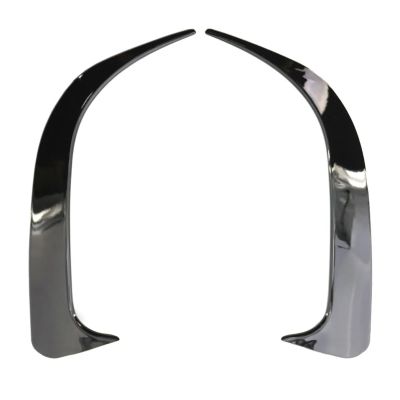 Gloss Black ABS Plastic Rear Bumper Lip Spoiler Canards Vents for Mercedes-Benz CLA 45 AMG W117 250 200 2014-2018(Black)