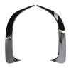 Gloss Black ABS Plastic Rear Bumper Lip Spoiler Canards Vents for Mercedes-Benz CLA 45 AMG W117 250 200 2014-2018(Black) view 1