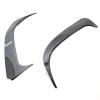 Gloss Black ABS Plastic Rear Bumper Lip Spoiler Canards Vents for Mercedes-Benz CLA 45 AMG W117 250 200 2014-2018(Black) view 4