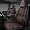 QUFEI Front Seat Covers for Chevrolet Equinox EV 2024 2025,Leather Car Seat Cover,Soft Seat Cushion Covers with Airbag,Waterproof Automobile Seat Protectors for Equinox EV(Black Coffee,Deluxe) view 1