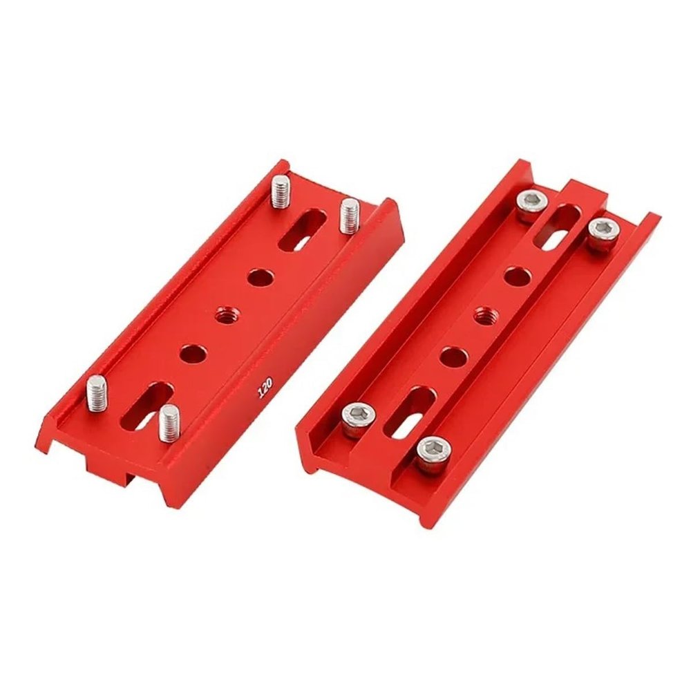 120mm Four Screw Holes Dovetail Mounting Plate Astronomical Telescope Accessories(120mm XY240525 Red)
