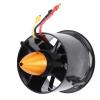 ZAWELIYO 70mm EDF 6 Blades Ducted Fan with QF2822 3000KV 4S Brushless Motor for RC Airplane, Black Aluminum Alloy Plastic Copper Material view 2