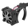 RC Car Motor Heatsink with Thermal Sensor, 540 550 3650 3660 Cooling Fan for Traxxas Hsp Redcat Tamiya (Black) view 4