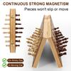 17 Inch Large Chess Set for Adults & Kids, Foldable Wooden Chess Board for Kids, Portable Magnetic Chessboard Game for Adults view 4