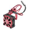 for Redcat for Axial for Scx10 for D90 for Hpi 540 550 3650 3660 RC for Model Car Motor Cooling Fan Heatsink with Thermal Sensor RC Car Parts(Red) view 2