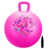 EVERICH TOY Hopper Ball, Pink Butterfly Hopping Toys for Kids, 18 Inch Bouncy Ball with Handle, Indoor Outdoor Inflatable Hoppity Hop Toy for Girls Boys Gift with Free Pump view 1