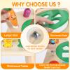 Activity Table for 1+ Year Old, 7 in 1 Wooden Montessori Activity Center Play Table with Drum, Bead Maze Shape Sorter Fishing Game, Kids Sensory Educational Toddler Learning Toys 1st Birthday Gifts view 2
