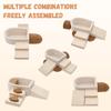 Asweets Foam Climbing Blocks with Ball Pit for Toddlers, 6-Piece Soft Play Set Toddler Climbing Toys Indoor, Climb Crawl Activity Playset (Balls not Included) view 3