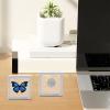 3D Floating Display Box, 10 Pieces Transparent Display Jewelry 3D Floating Case, Transparent PE Film Collectibles Organizer for Home and Business for Medall view 3