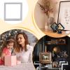 3D Floating Display Box, 10 Pieces Transparent Display Jewelry 3D Floating Case, Transparent PE Film Collectibles Organizer for Home and Business for Medall view 4
