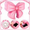 Adecortalk Pink Bow Pinata Birthday Decorations for Kids Pink Bow Pinata with Bat Stick Blindfold for Girls Princess Theme Birthday Bridal Baby Shower Party Supplies (15.75x12.60x3.15 Inches) view 3