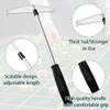 4 Pcs Set Telescopic Roulette Chip Rake and 2 Pcs 15 mm Roulette Balls and Roulette Marker Adjustable Poker Chip Rake Receiving Acrylic Win Marker for Wheel Table Game Set Casino Las Vegas Game view 3