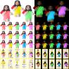 CroBlissful 30 Sets Mini Jesus Figurines Bulk Glow in The Dark with Let Your Light Shine Cards Jesus Figures Toys for Christian Sunday School Religious Gifts Easter Egg Stuffers(Holding A Book) view 1