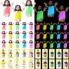 CroBlissful 30 Sets Mini Jesus Figurines Bulk Glow in The Dark with Let Your Light Shine Cards Jesus Figures Toys for Christian Sunday School Religious Gifts Easter Egg Stuffers(Raise Your Hands) view 1