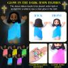 CroBlissful 30 Sets Mini Jesus Figurines Bulk Glow in The Dark with Let Your Light Shine Cards Jesus Figures Toys for Christian Sunday School Religious Gifts Easter Egg Stuffers(Raise Your Hands) view 2