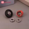 Mesimsple Alloy Rear Differential Diff Kit 16420G for 1/14 H14BM 14210 14209 Series Upgrade Parts Red view 2