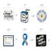 12pk Happy Diaversary CupCake Topper Kit - Expressive T1D Humor, Funny Messaging - Diaversary Celebration view 2