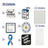 12pk Happy Diaversary CupCake Topper Kit - Expressive T1D Humor, Funny Messaging - Diaversary Celebration view 3