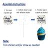 12pk Happy Diaversary CupCake Topper Kit - Expressive T1D Humor, Funny Messaging - Diaversary Celebration view 4