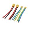 KUIQEO Video Connector 4Pcs XT90U XT60H XT60 XT30U XTR30U Male Female pl;/UG Connector 10CM 10/12/16/18 AWG Silicon Wire Fit Compatible RC Lipo Ba/tte-ry FPV Drone coaxial Cable(4Pcs XT90U-J) view 4