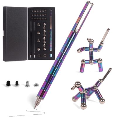 Fidget Pen, Magnetic PenFidget ToysSuitable for (6 Years Old and Above) Teenager Toys, Perfect for Stress Relief and Focus  The Best Gifts for Students, Lawyers, and Doctors