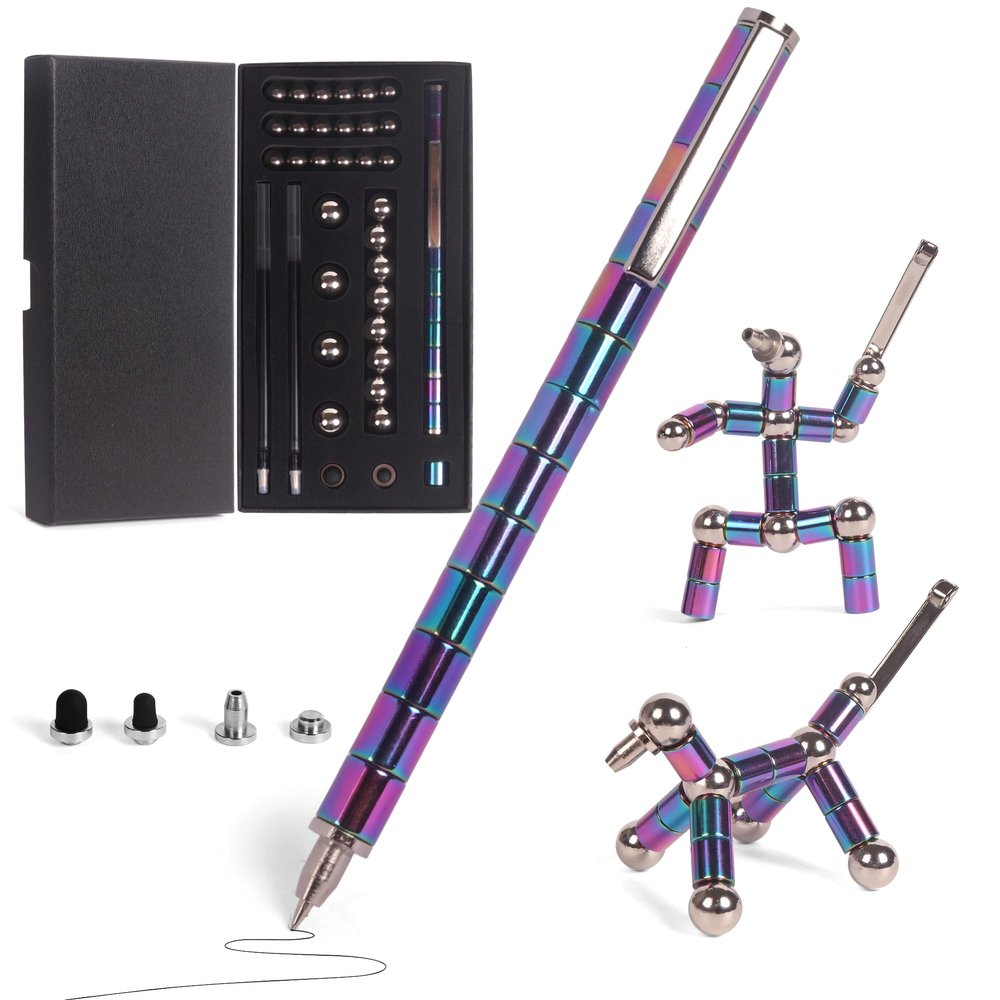 Fidget Pen, Magnetic PenFidget ToysSuitable for (6 Years Old and Above) Teenager Toys, Perfect for Stress Relief and Focus  The Best Gifts for Students, Lawyers, and Doctors