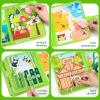 Busy Book for Toddlers 1-3: Busy Board for 1 Year Old Montessori Toys, Quiet Books Toddler Activity Board, Educational Sensory Toys Birthday Gift for Girls Boys, Travel Toy for Toddlers 2-4 Plane Car view 4