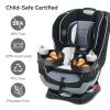 [2 Pack] Car Seat Cup Holder Snack Tray Black, Toddler Travel & Road Trip Essentials Accessory for Mess-Free Snacking in The Car,Travel Tray for Kids Car Seat view 2