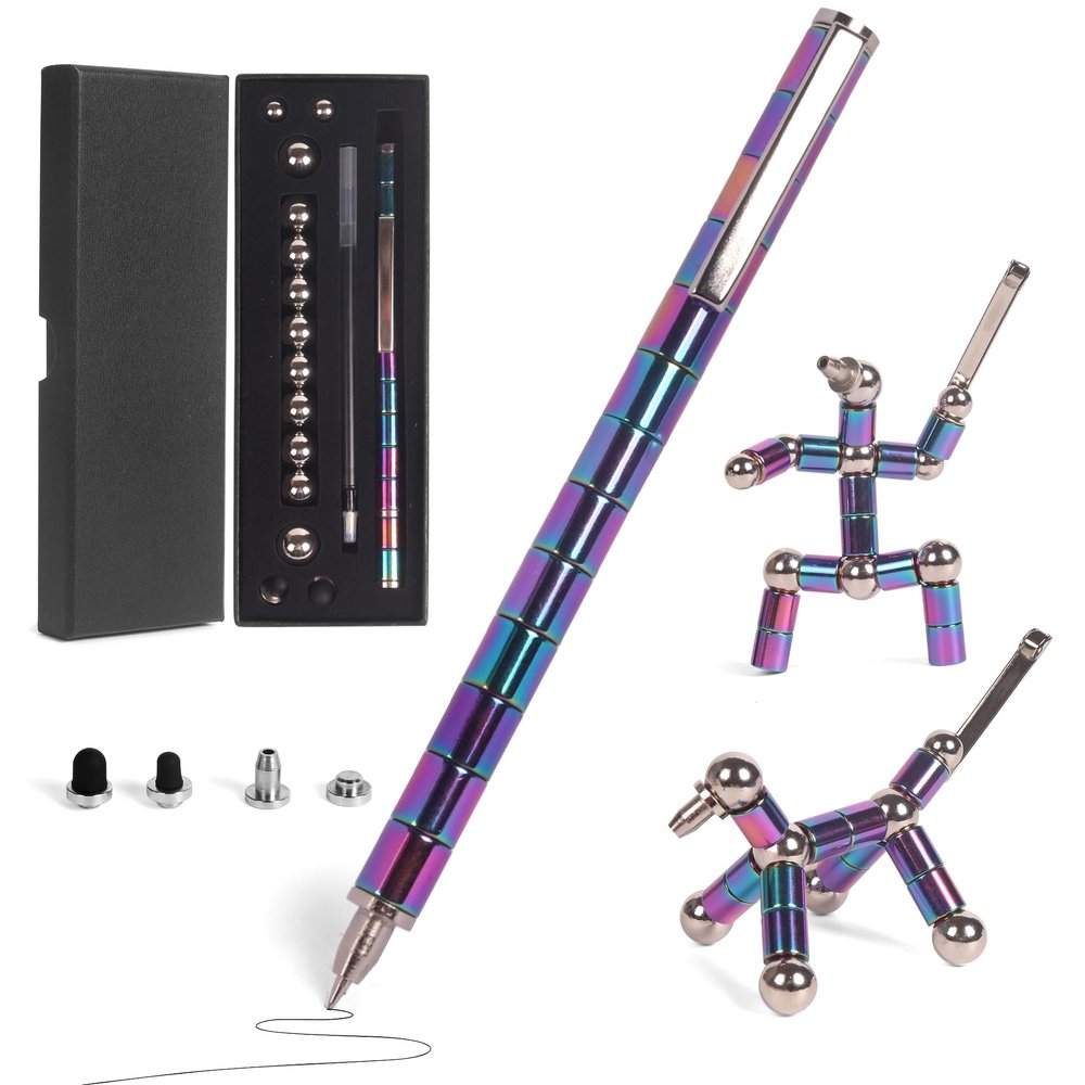 Fidget Pen, Magnetic PenFidget ToysSuitable for (6 Years Old and Above) Teenager Toys, Perfect for Stress Relief and Focus The Best Gifts for Students, Lawyers, and Doctors