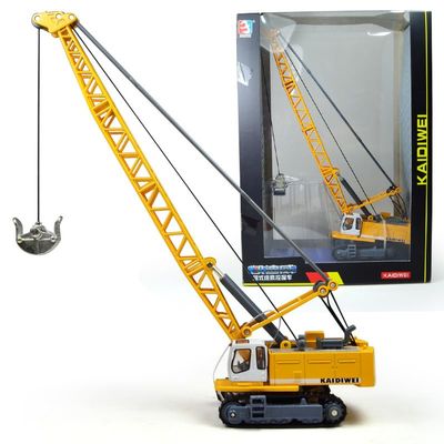 1:87 Ho Scale Tower Cable Crane All-Alloy Tower Cable Excavator Simulated Train Railway Model Scene Decoration Trains Accessories Vehicle Toy Models, Scale Tower Cable Crane (1 PC)