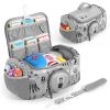 Carrying Case Compatible with Little Tikes for Story Dream Machine Books Starter Set, Portable Storage Bag with Handle and Shoulder Strap for Storytime, Storybook, Character Accessories (Grey) view 1
