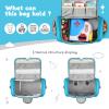 Carrying Case Compatible with Little Tikes for Story Dream Machine Books Starter Set, Portable Storage Bag with Handle and Shoulder Strap for Storytime, Storybook, Character Accessories (Blue) view 3