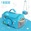 Carrying Case Compatible with Little Tikes for Story Dream Machine Books Starter Set, Portable Storage Bag with Handle and Shoulder Strap for Storytime, Storybook, Character Accessories (Blue) view 4