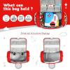 MEGADOO Carrying Case Compatible with Little Tikes for Story Dream Machine Books Starter Set, Portable Storage Bag with Handle and Shoulder Strap for Storytime, Storybook, Character Accessories (Red) view 3
