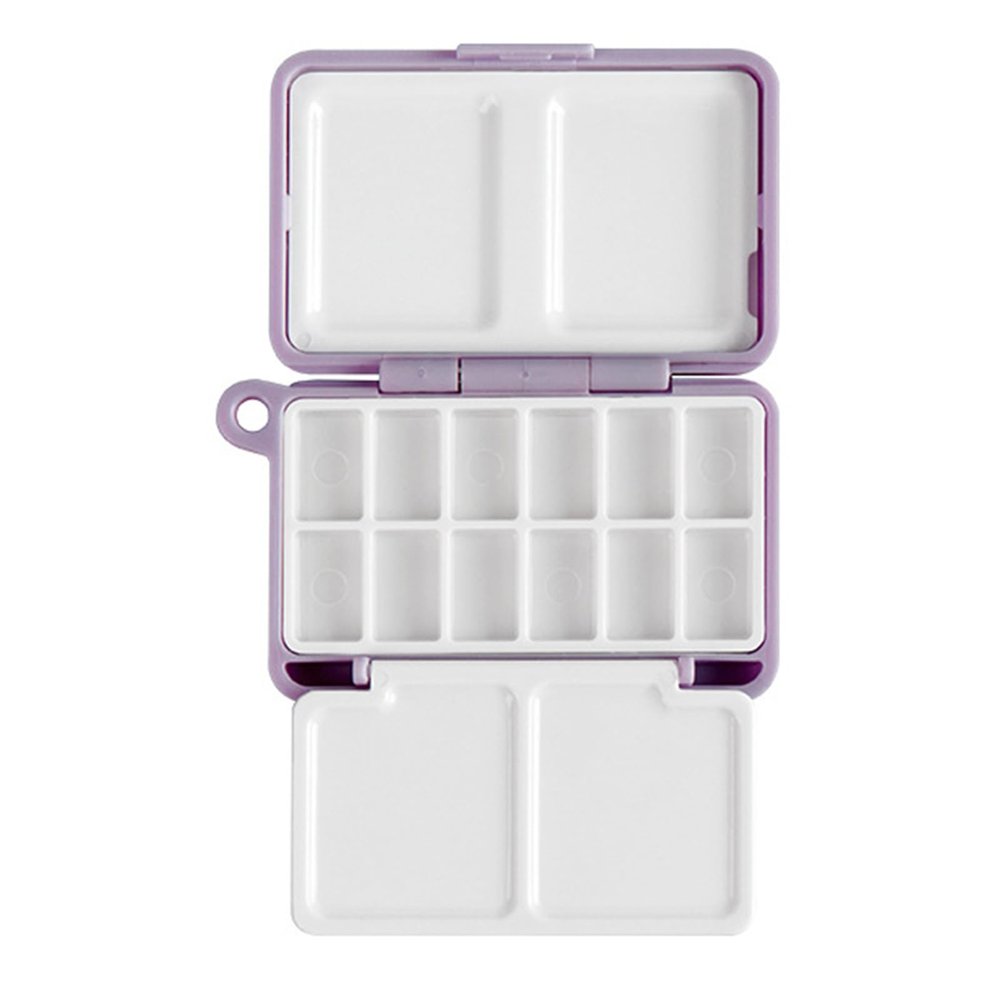 RYUJNDK Watercolour Paint Box Folding Paint Storage Case Portable Travel Paint Watercolor Paint Mixing Tray For Oil Acrylics Painting