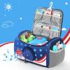 Carrying Case Compatible with Little Tikes for Story Dream Machine Books Starter Set, Portable Storage Bag with Handle and Shoulder Strap for Storytime, Storybook, Character Accessories (Basketball) view 2