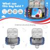 Carrying Case Compatible with Little Tikes for Story Dream Machine Books Starter Set, Portable Storage Bag with Handle and Shoulder Strap for Storytime, Storybook, Character Accessories (Basketball) view 3